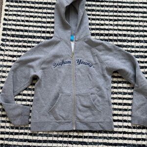Vintage 90s BYU zip Hoodie